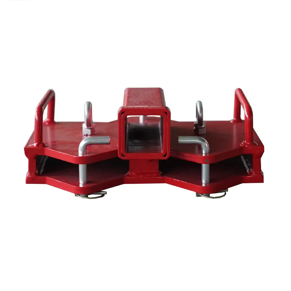 2" Dual Forklift Hitch Receiver Adapter, 6,500 lb Capacity, Fits 5" Forks