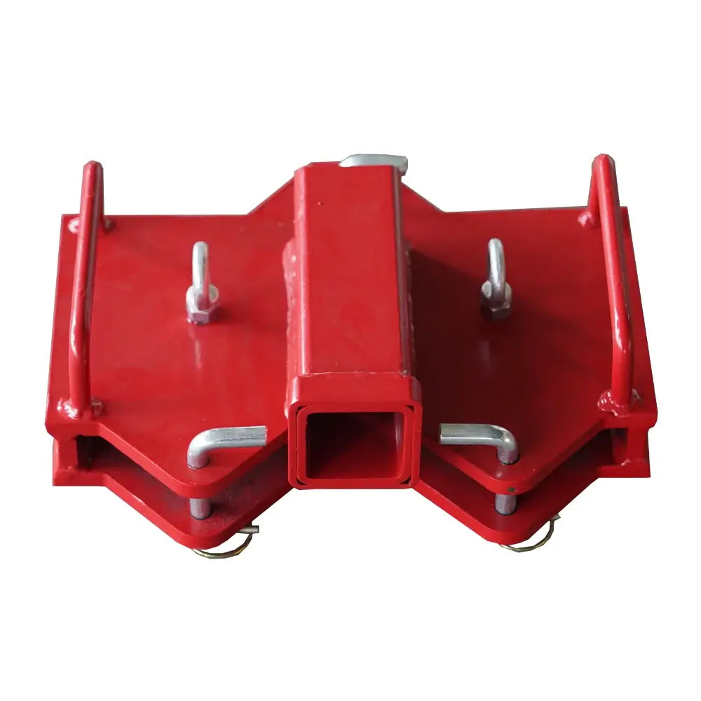 2" Dual Forklift Hitch Receiver Adapter, 6,500 lb Capacity, Fits 5" Forks