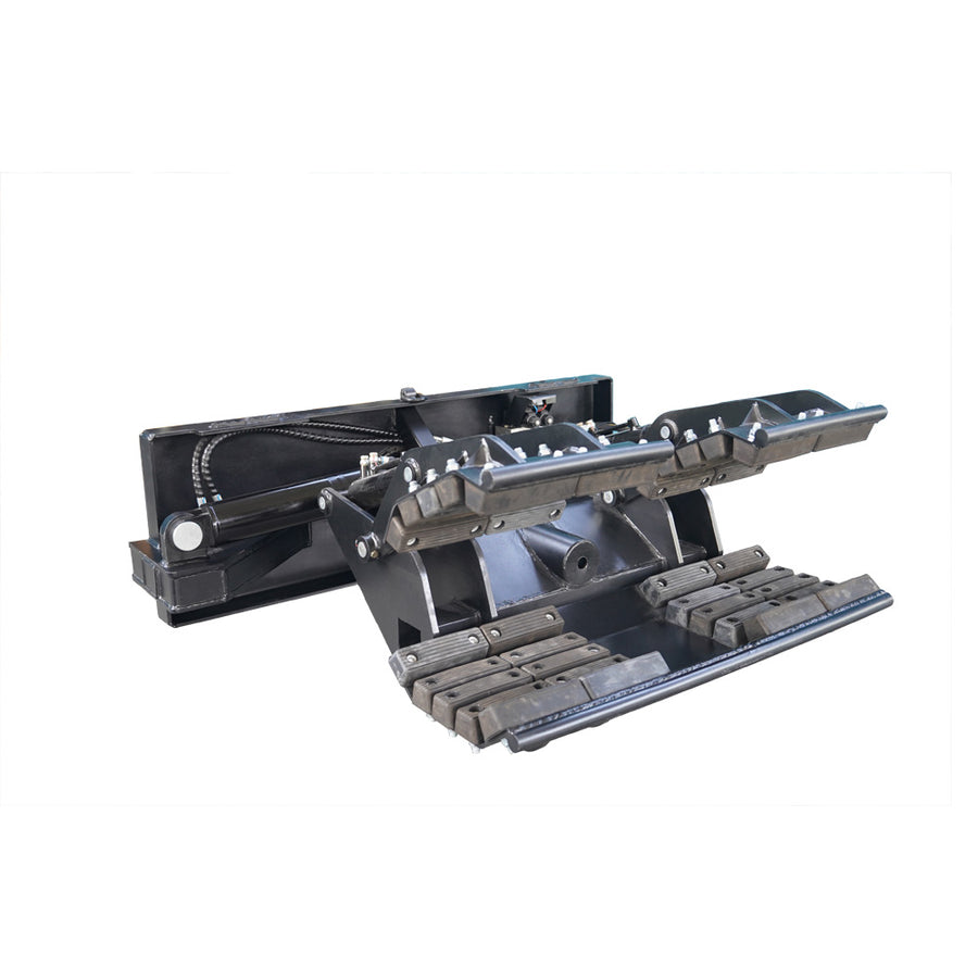 Skid Steer Heavy Duty Hydraulic Pole Setter Grapple Pole Claw Attachment