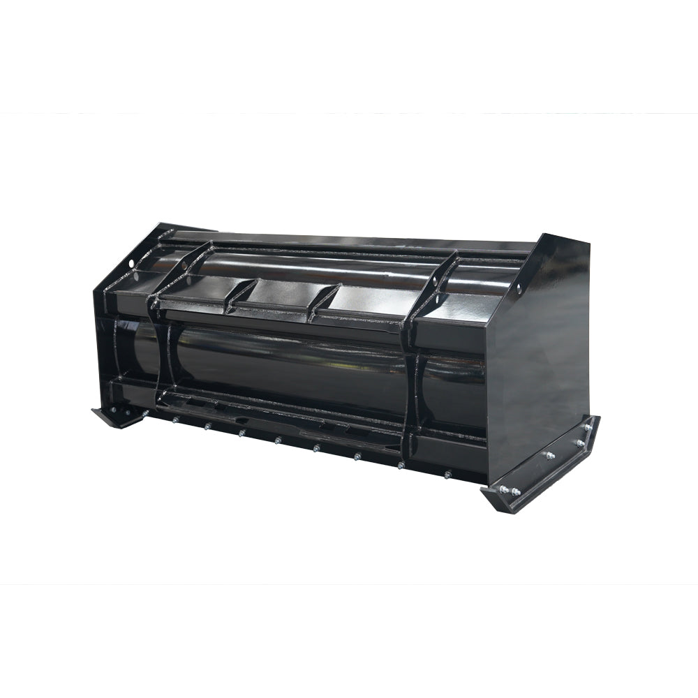 Heavy Duty Skid Steer Snow Pusher Attachment for Snow Removal & Job Site Cleanup