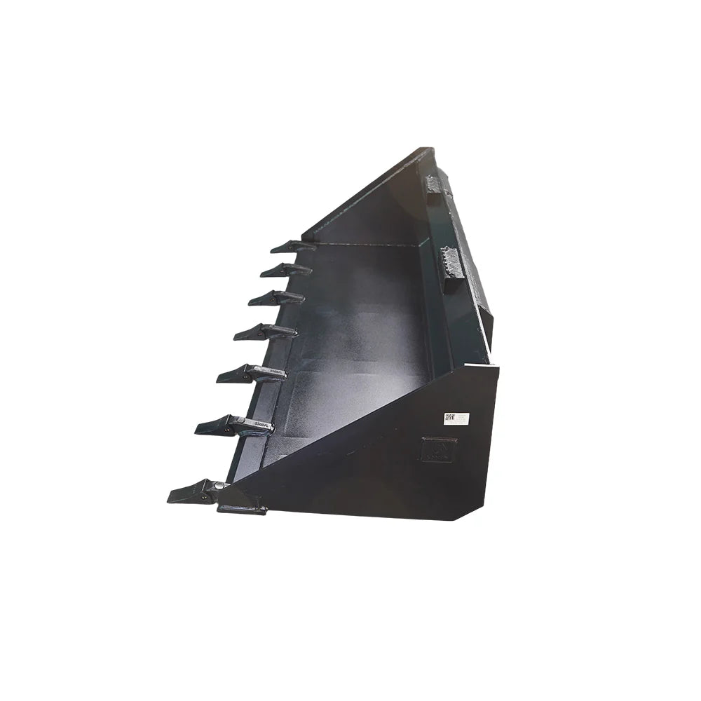 72 Inch Heavy Duty Skid Steer Dirt Tooth Bucket