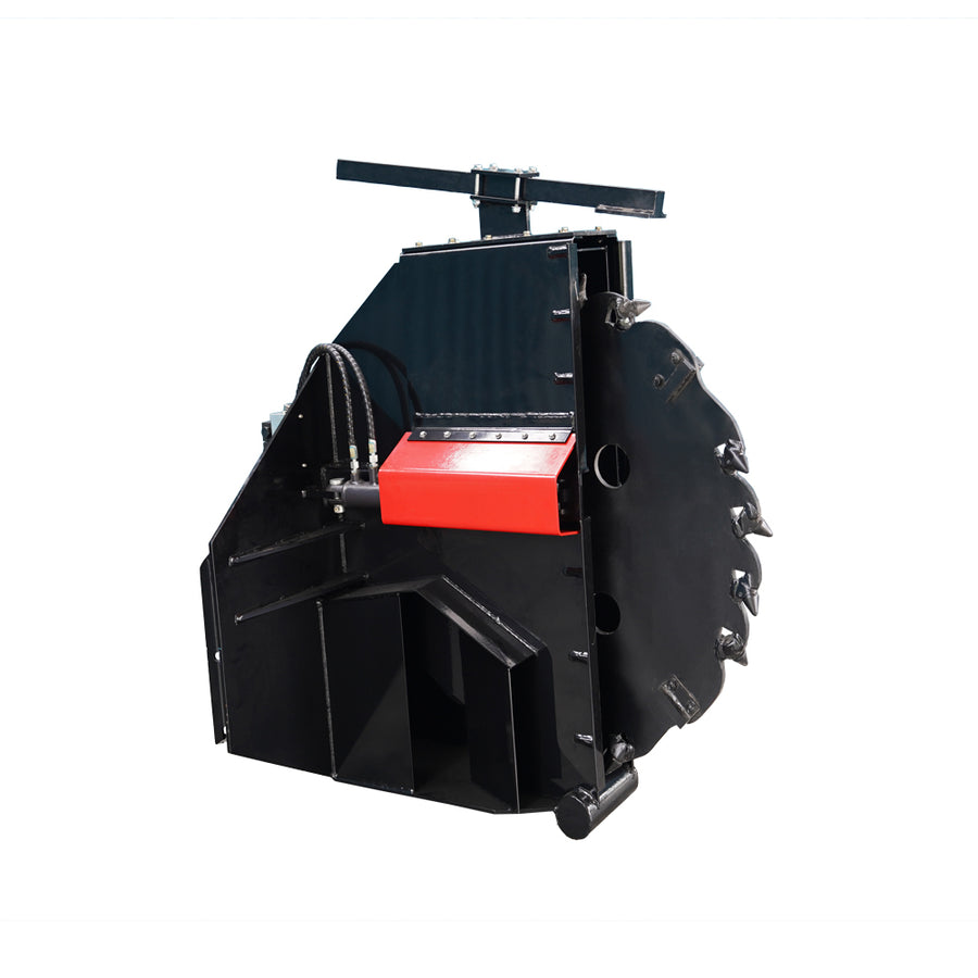 14" Disk Saw for Skid Steer Rotating Tree Saw Skid Steer Concrete Pavement Asphalt Saw Attachment