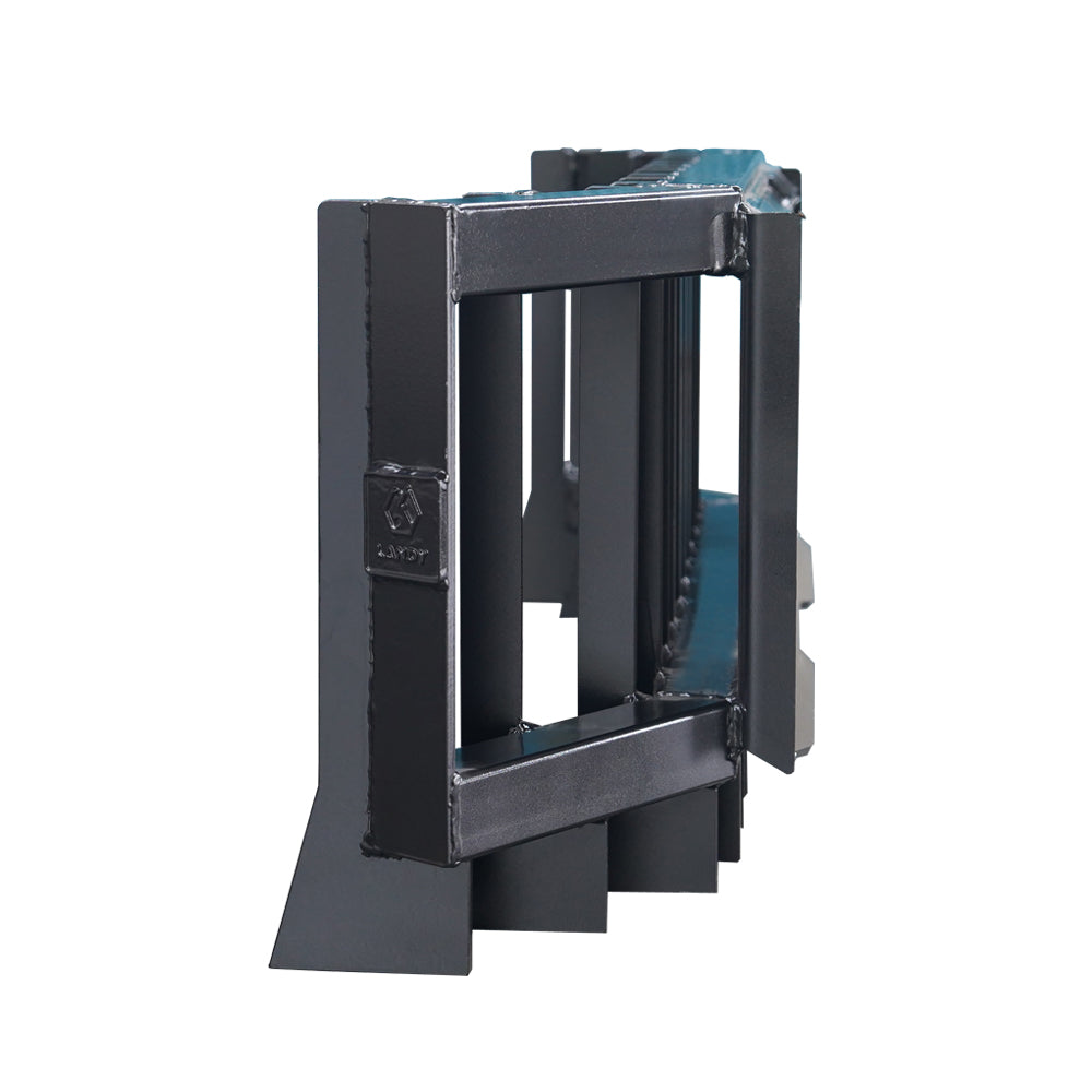 71" Heavy Duty Skid Steer Push Stick Rake Attachment - Universal Quick Attach