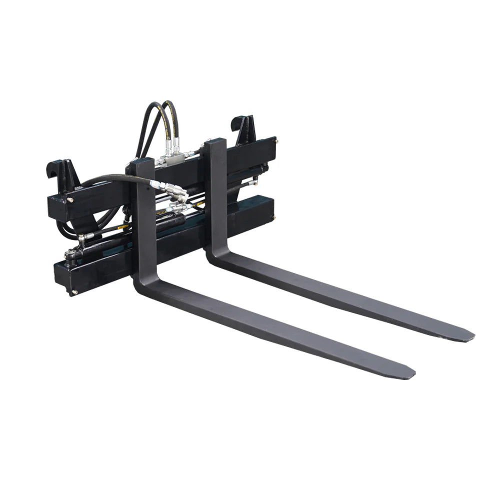 2500kg Hydraulic Pallet Forks Frame with Euro Bracket for Tractor