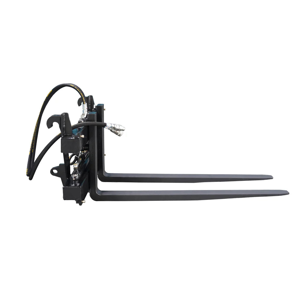 2500kg Hydraulic Pallet Forks Frame with Euro Bracket for Tractor