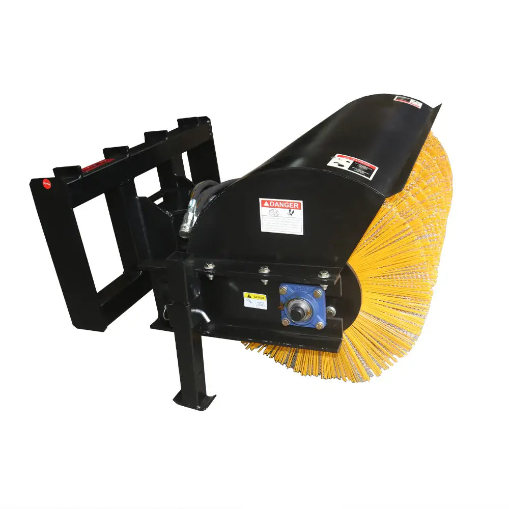 44" Skid Steer Hydraulic Angle Broom - Standard Flow, Bi-Directional