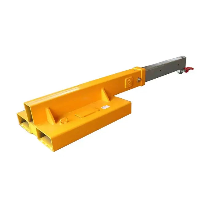 9900 lb Forklift Jib Boom, Heavy-Duty Short Mobile Crane Attachment, FJCS45