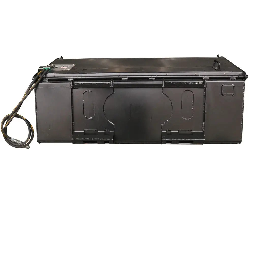 83" Hydraulic Pickup Box Broom Sweeper, Universal Skid Steer Quick Attach