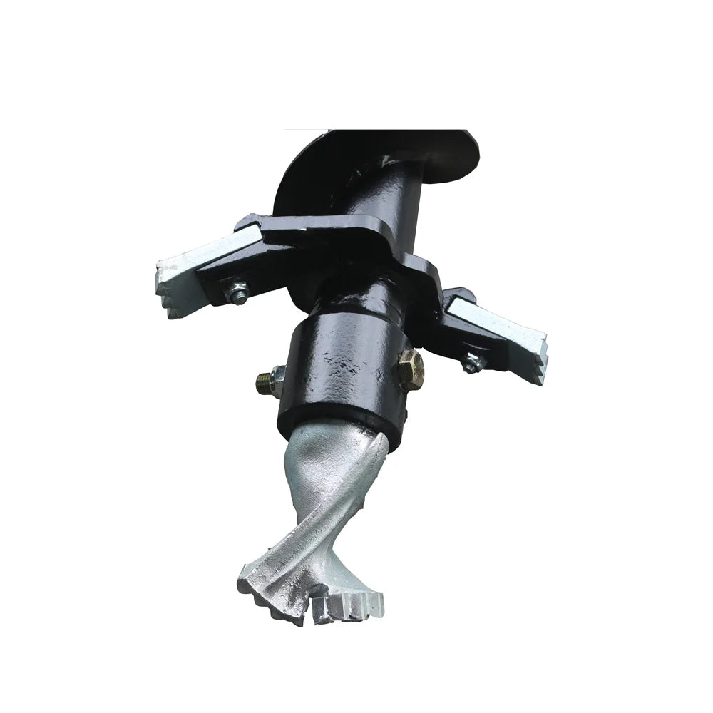6" Skid Steer Auger Bit, 46" Digging Depth, Dual-Bolt Replacement Bit