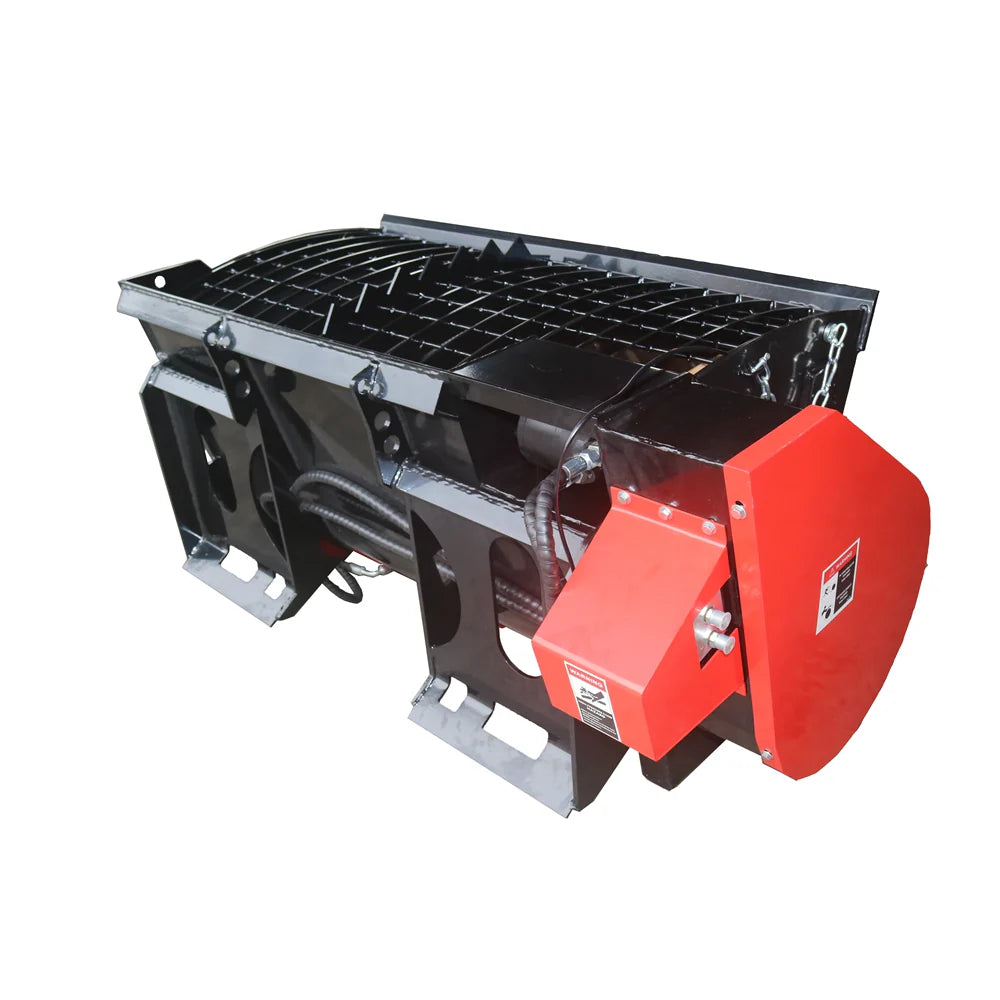 280Lt Skid Steer Concrete Mixer Bucket Attachment - Universal Quick Tach - Hardox Steel