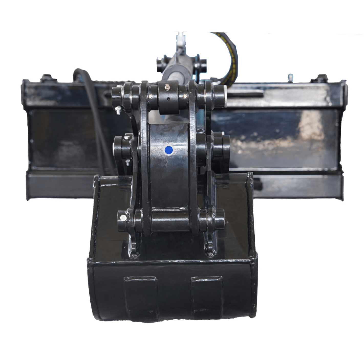 15" Skid Steer Backhoe Attachment, Heavy Duty Digger Bucket, Universal Mount Plate