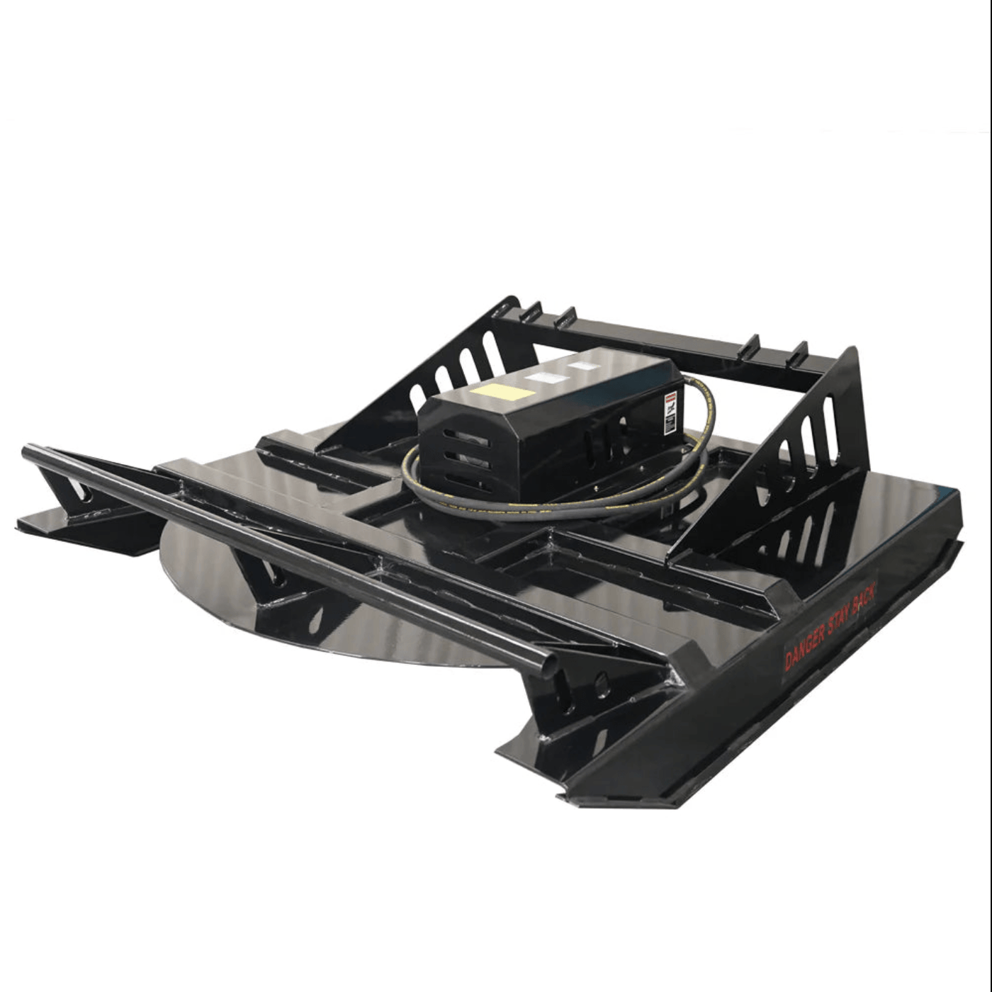 72" Hydraulic Brush Cutter for Skid Steer, Heavy Duty Brush Hog for Land Clearing & Pasture Maintenance