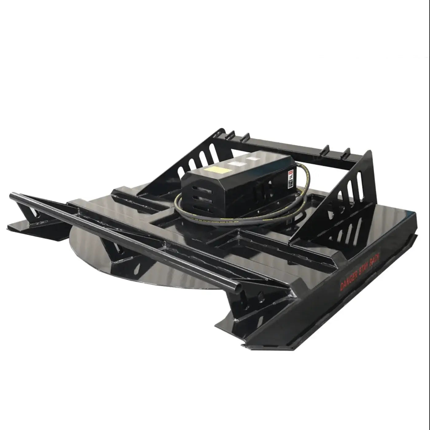 72" Hydraulic Skid Steer Brush Cutter, Heavy-Duty Brush Hog for Land Clearing