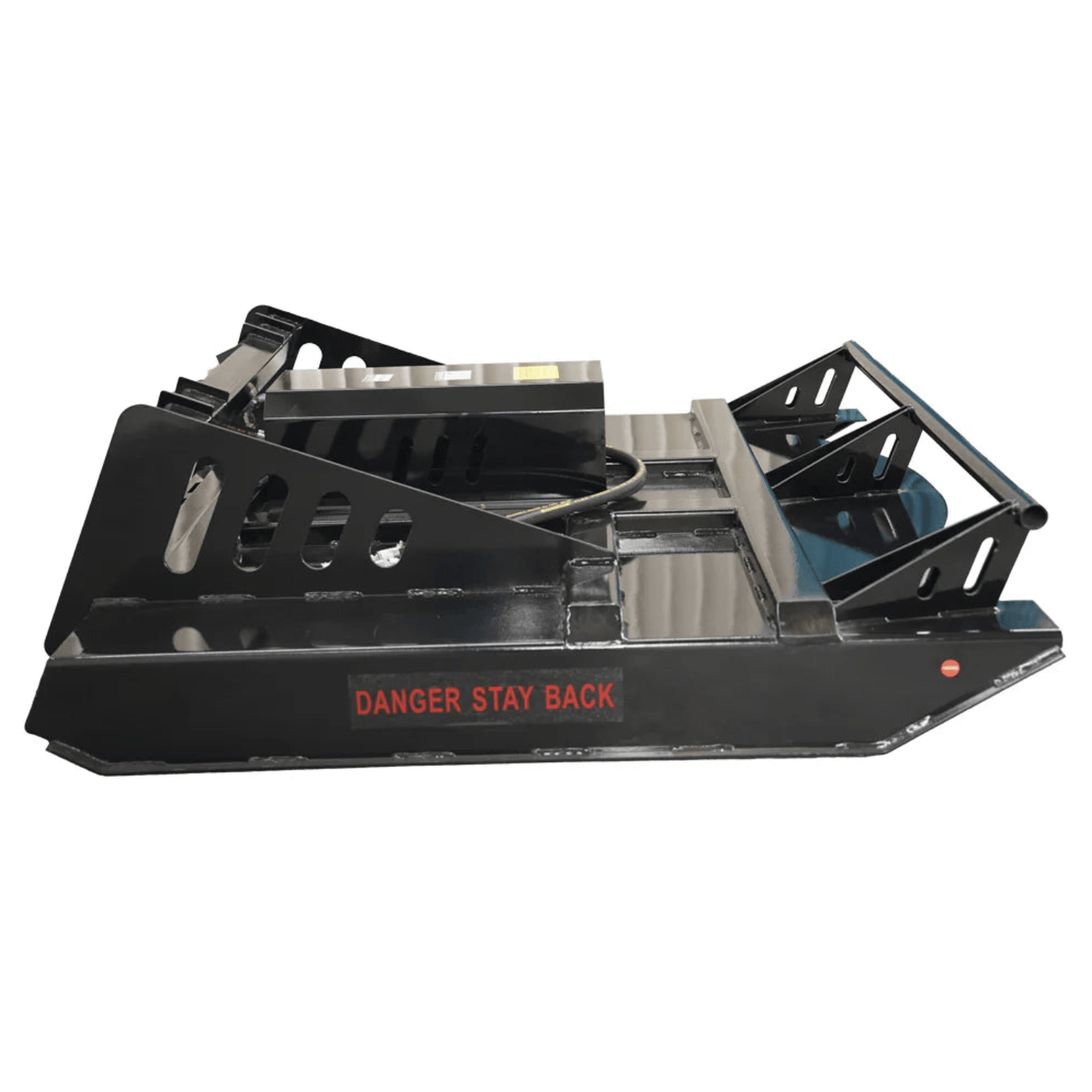 72" Hydraulic Brush Cutter for Skid Steer, Heavy Duty Brush Hog for Land Clearing & Pasture Maintenance