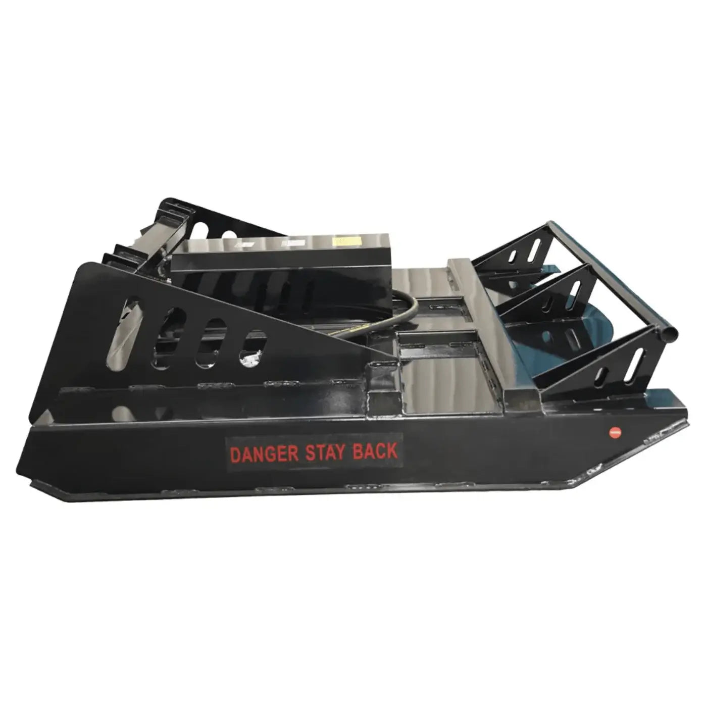 72" Hydraulic Skid Steer Brush Cutter, Heavy-Duty Brush Hog for Land Clearing